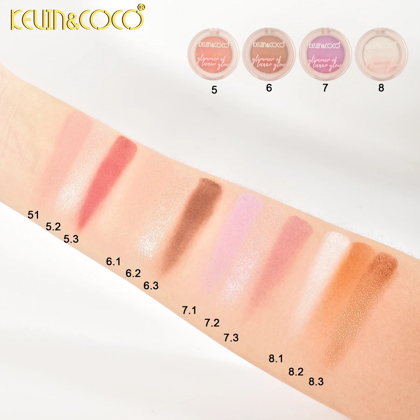 Kevin & Coco 'Crème Verse' 3 Layers Eyeshadow