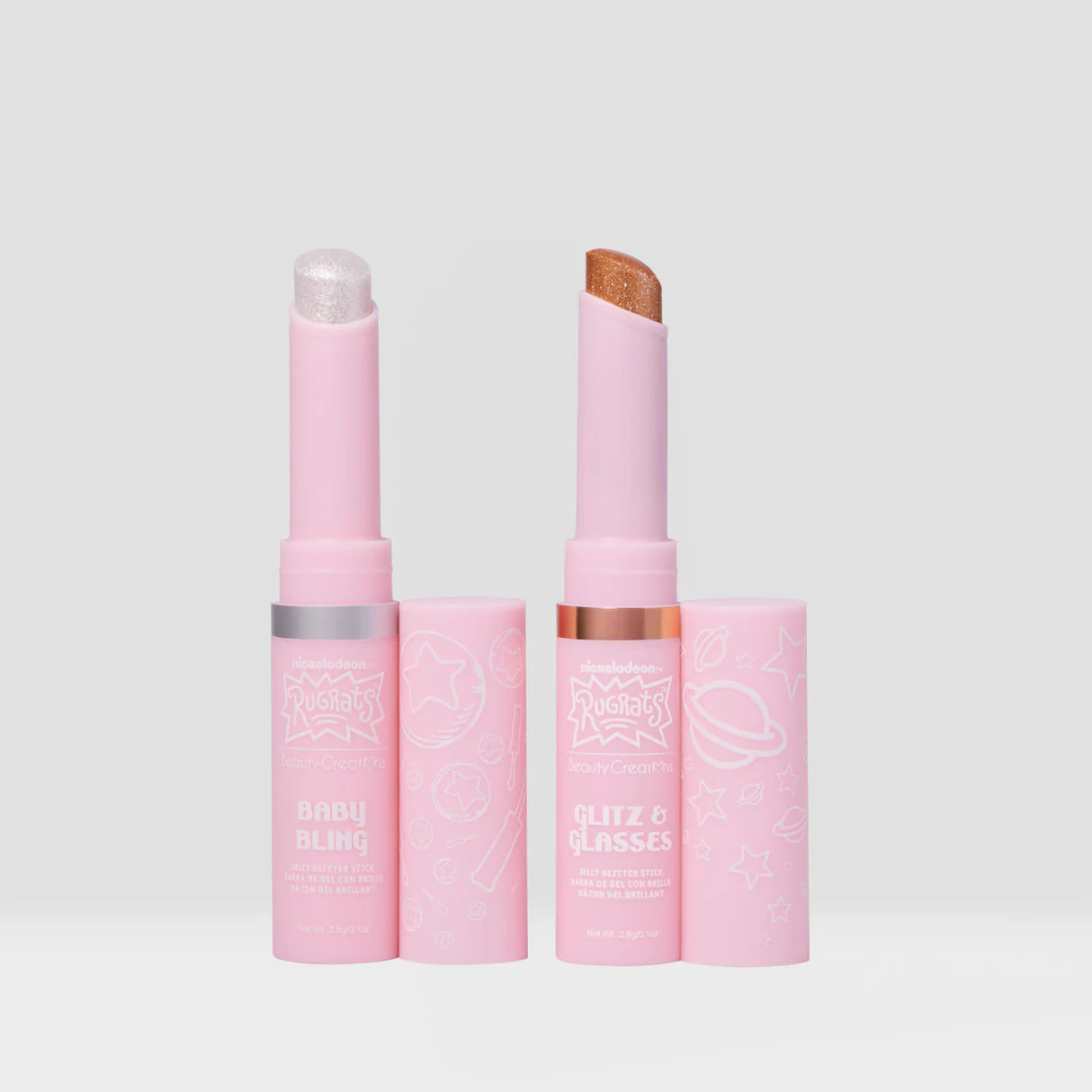 Beauty Creations X Rugrats 'Tiny But Shiny' Jelly Glitter Stick Set (PRE-ORDER)