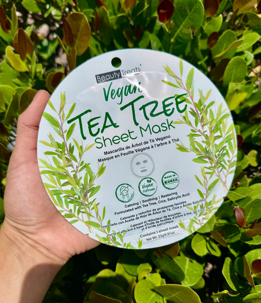Beauty Treats 'Vegan' Tea Tree Sheet Mask