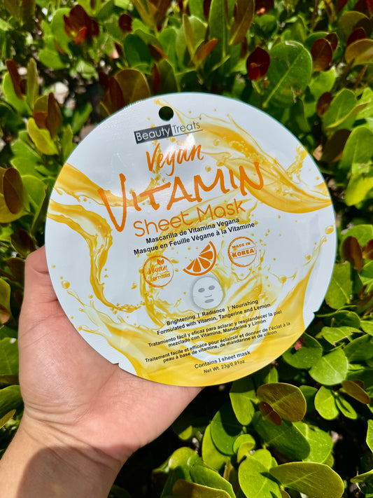 Beauty Treats 'Vegan' Vitamin Sheet Mask