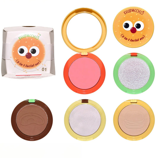 Kevin & Coco 'Burgerlicious Cheek Stack' 5-in-1 Facial Set
