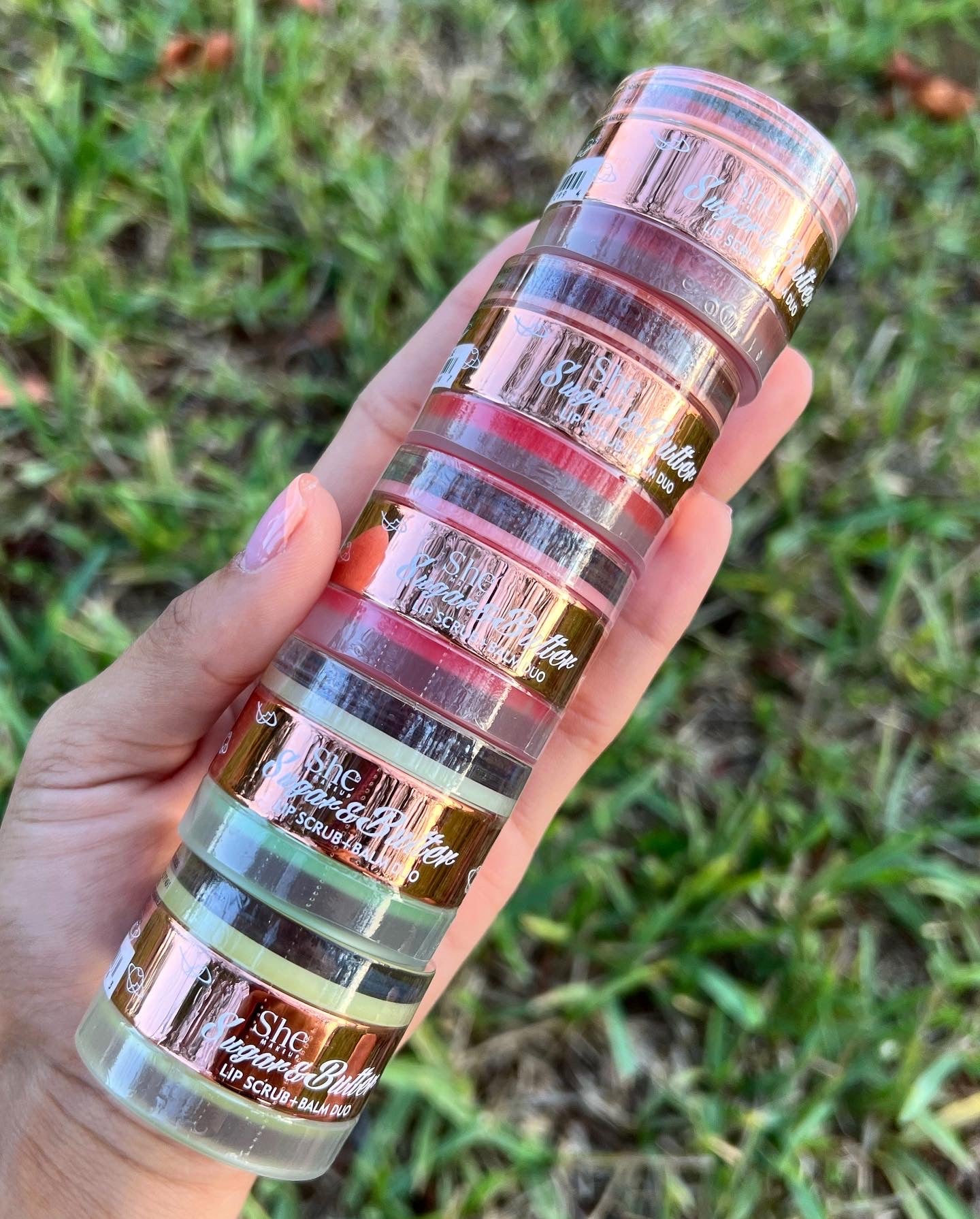 S.he Duo Sugar & Butter Lip Scrub+Balm